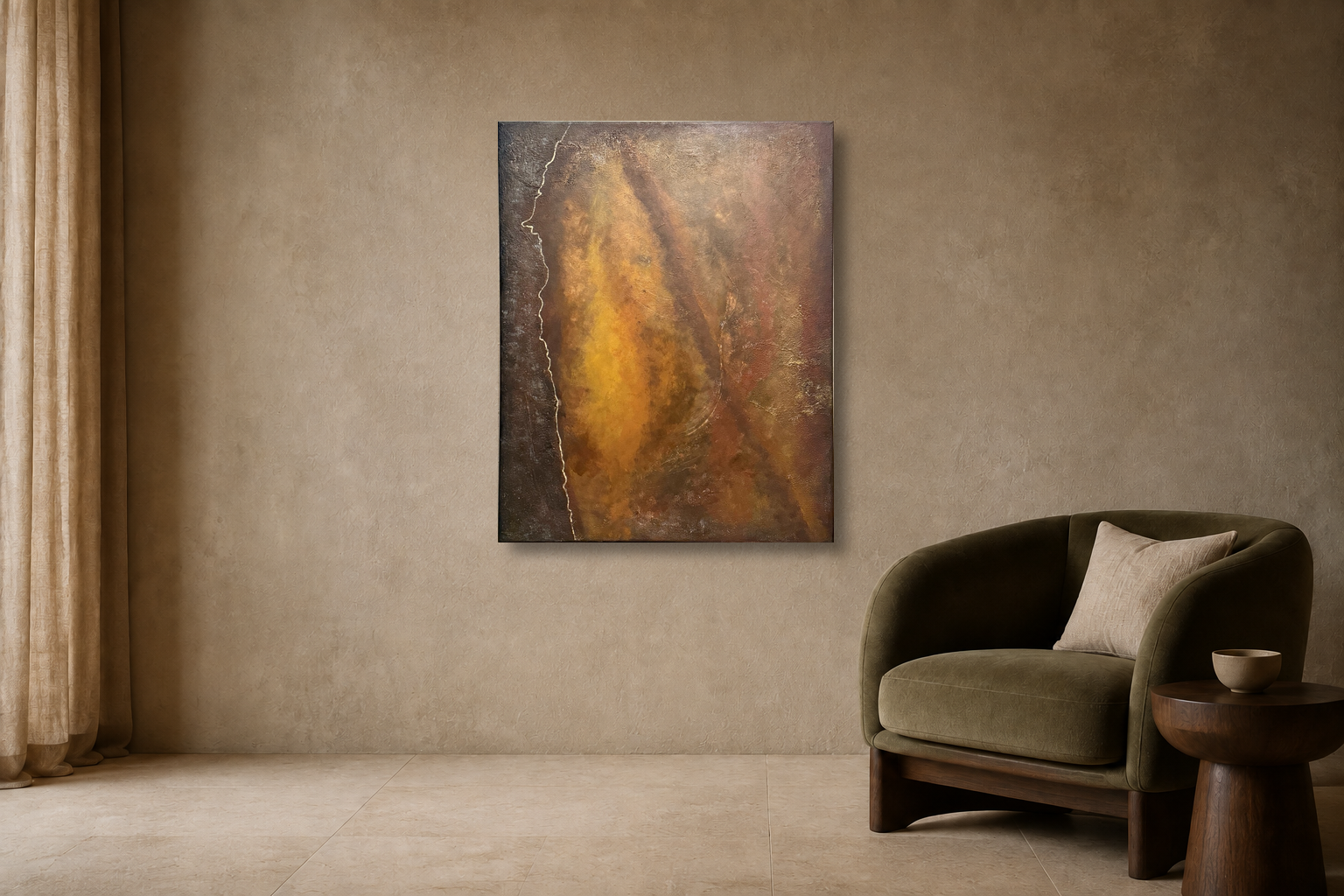 Fervour displayed in an interior
