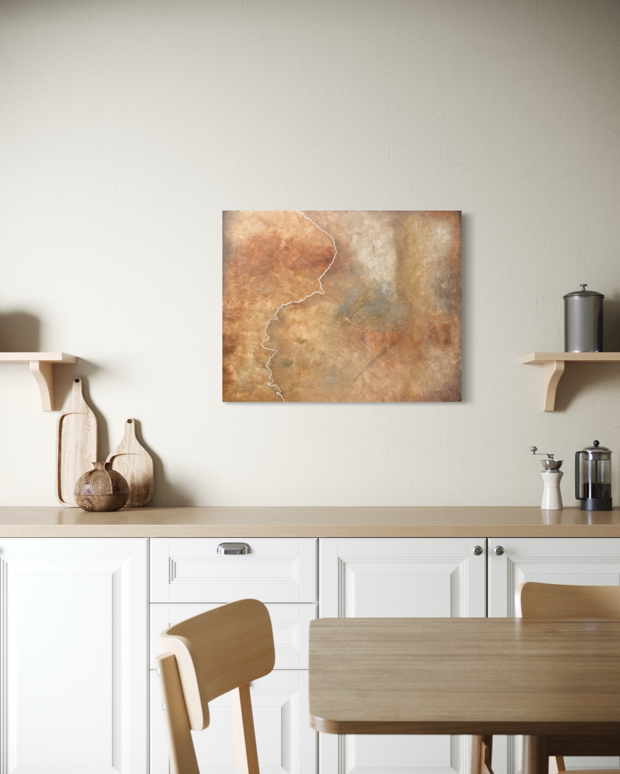 Undiscovered displayed in an interior